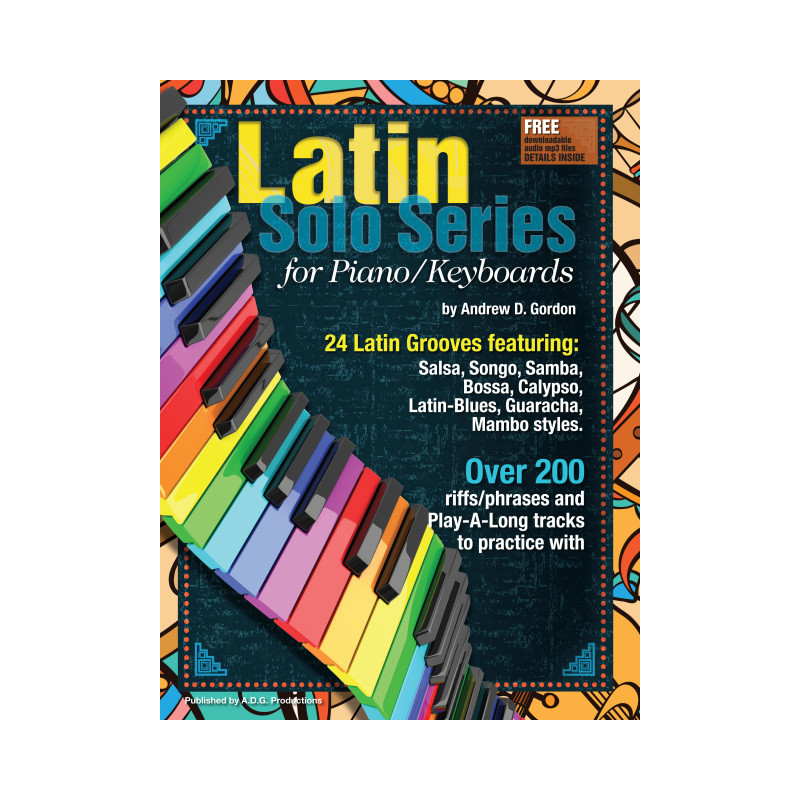 Latin Solo Series for Piano / Keyboards (Book/mp3 files)