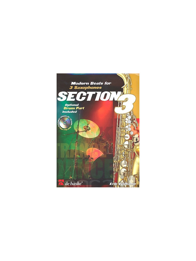 Section 3: Modern Beats for 3 Saxophone (book/CD play-along)
