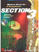 Section 3: Modern Beats for 3 Saxophones (book/CD play-along)