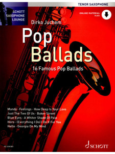 Pop Ballads forTenor Sax (book/Audio Online)