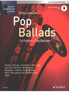 Pop Ballads for alto Sax (book/CD)