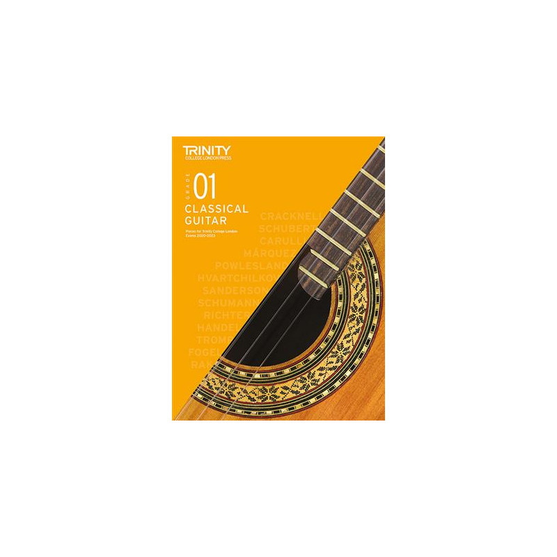 Trinity College London: Classical Guitar Grade 1 - 2020-2023