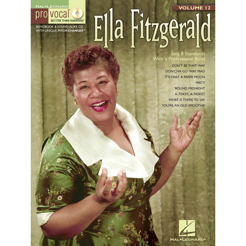Ella Fitzgerald: Pro Vocal Women's Edition Volume 12 (book/CD Sing-Along)