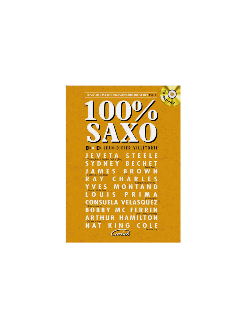100% Saxo for Sax Bb & Eb (book/CD)