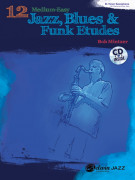12 Medium-Easy Jazz, Blues & Funk Etudes for Bb Tenor Sax (Book/CD)