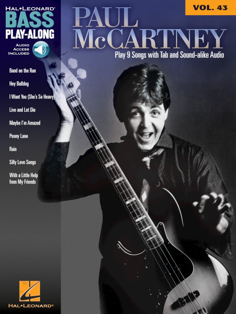 Paul McCartney: Bass Play-Along Volume 43 (book/CD)