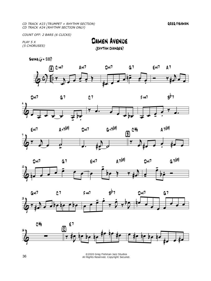 Jazz Trumpet Etudes (book/CD play-along)