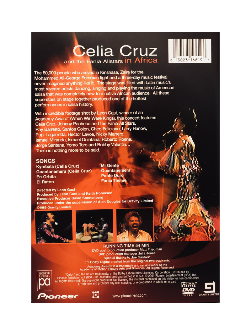 Celia Cruz and the Fania Allstars in Africa (DVD)