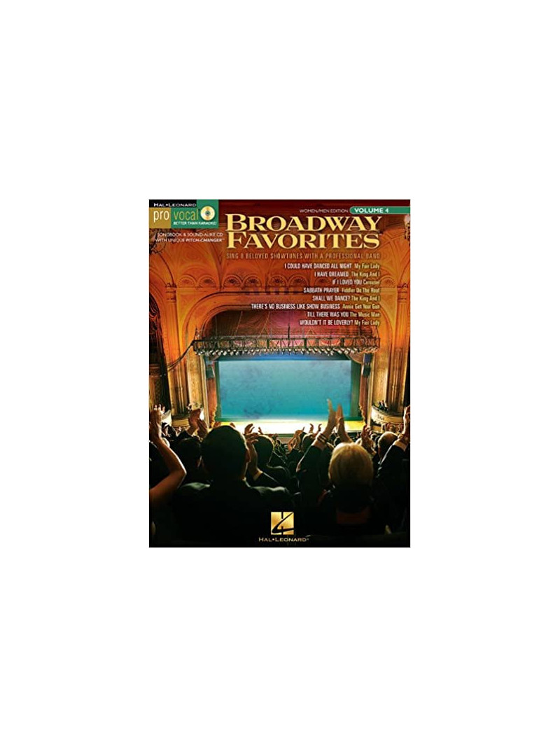 Pro Vocal: Broadway Favorites Volume 4 (book/CD sing-along)
