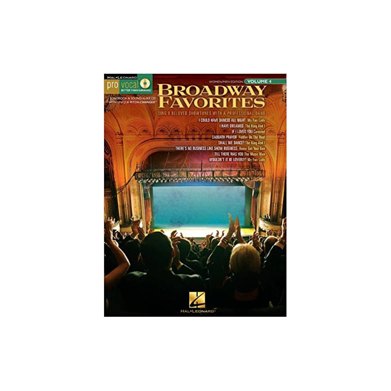 Pro Vocal: Broadway Favorites Volume 4 (book/CD sing-along)