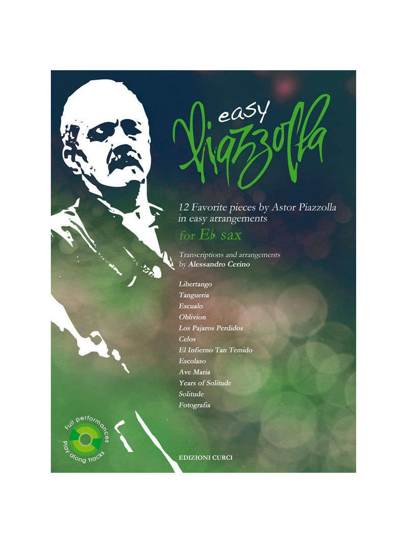 Easy Piazzolla - For Eb Sax  (libro/CD MP3)