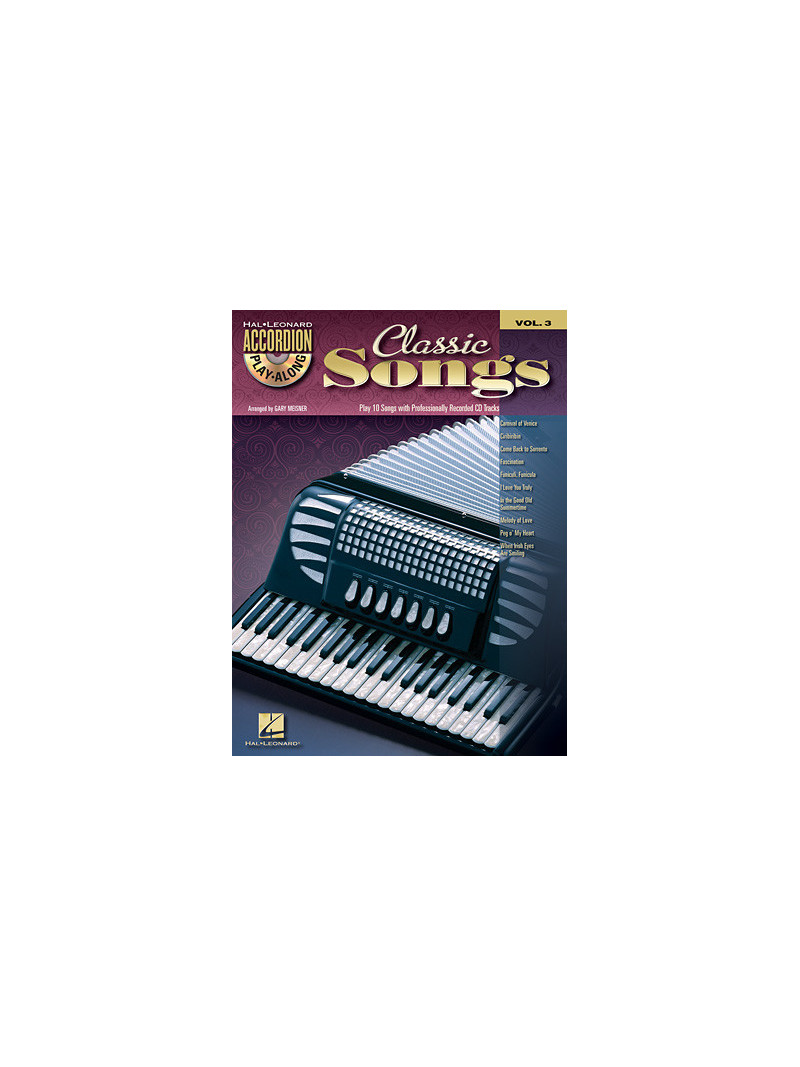 Accordion Play-Along Volume 3: Classic Songs (book/CD)