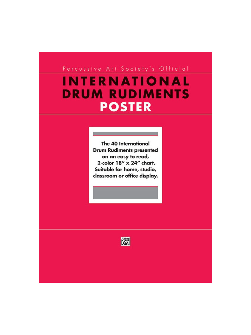International Drum Rudiments (Poster)