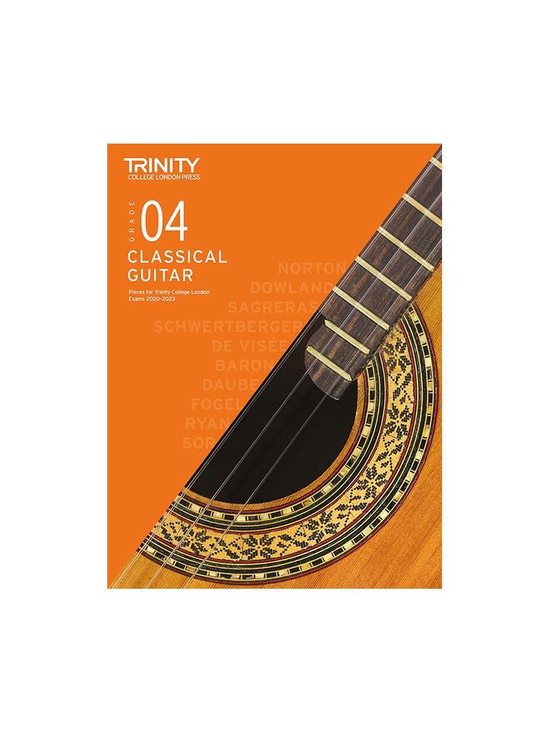 Trinity College London: Classical Guitar Grade 4 - 2020-2023