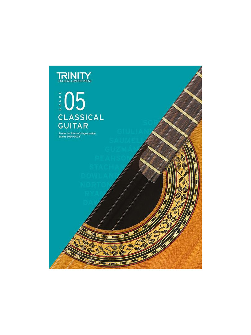 Trinity College London: Classical Guitar Grade 5 - 2020-2023