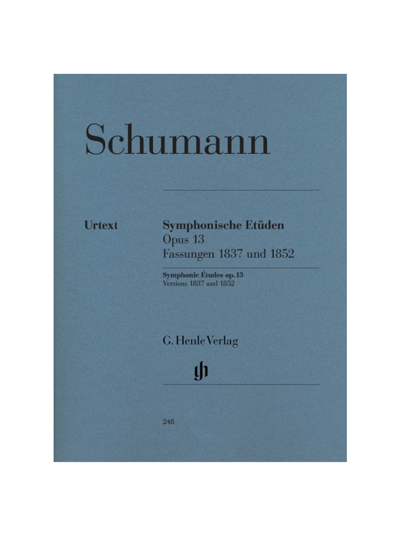 Symphonic Etudes op. 13, Versions 1837 and 1852