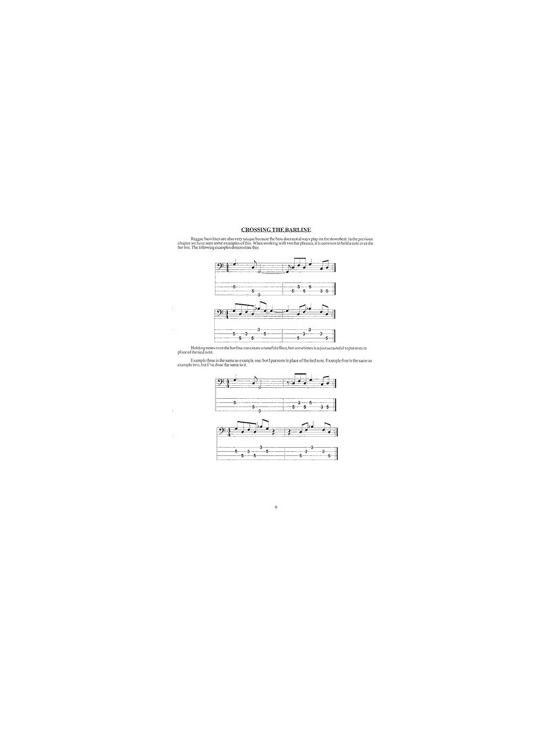 Reggae Grooves for Electric Bass (book/CD)