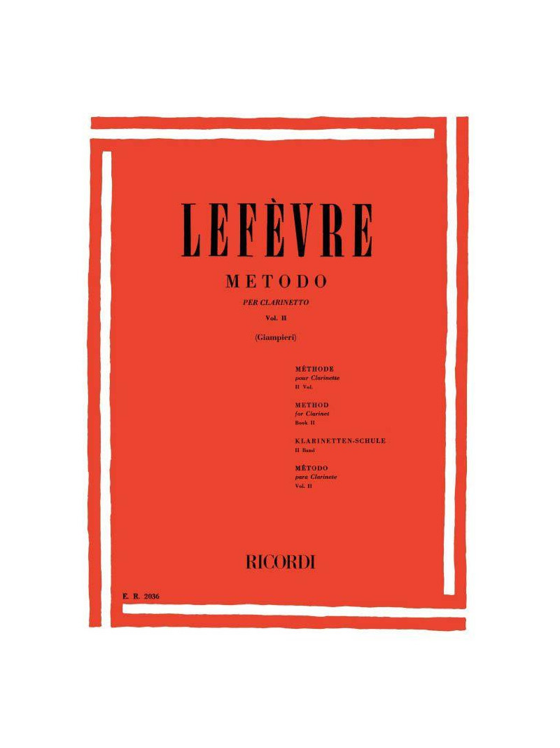 Metodo per clarinetto - Volume 2°