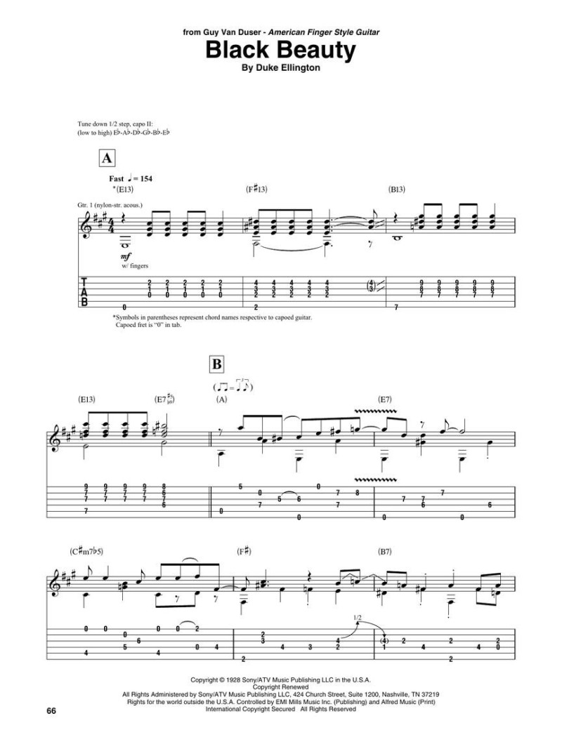 Flying Fingers - Authentic & Accurate Fingerstyle Guitar Anthology