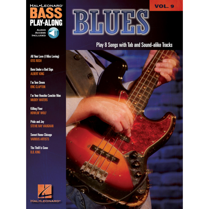 Blues: Bass Play-Along vol.9 (book/CD)