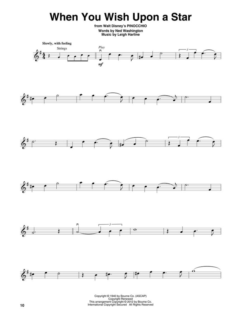 Disney Hits: Violin Play-along Volume 30 (book/CD)