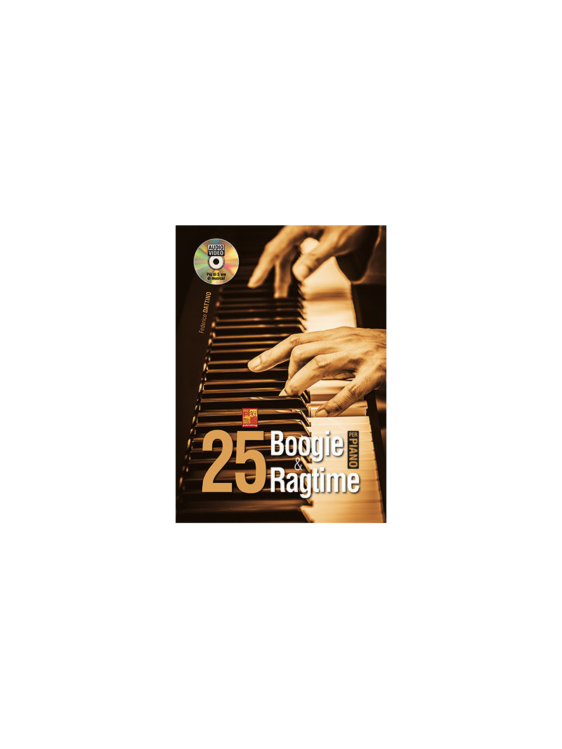 25 boogie & ragtime per pianoforte (libro/Audio/Video)