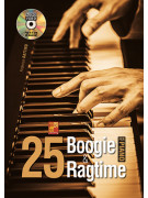 25 boogie & ragtime per pianoforte (libro/Audio/Video)