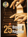 25 boogie & ragtime per pianoforte (libro/Audio/Video)