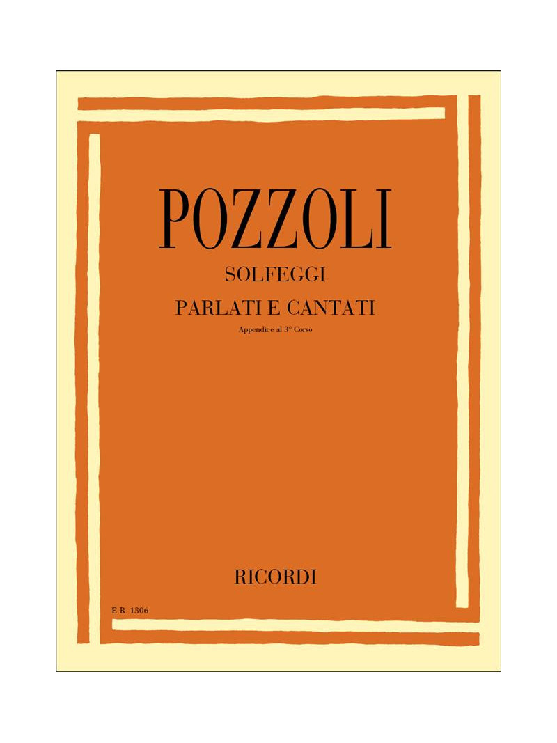 Solfeggi parlati e cantati - Appendice al III corso