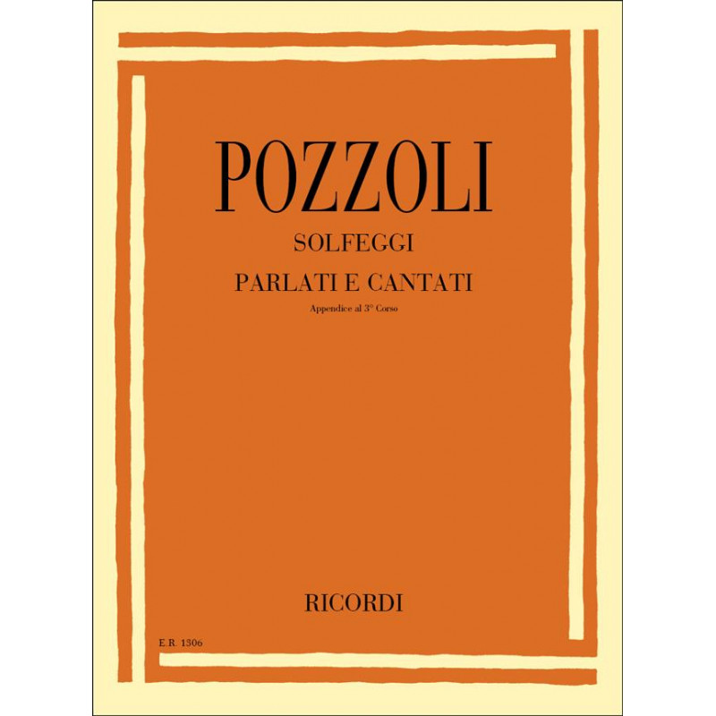 Solfeggi parlati e cantati - Appendice al III corso