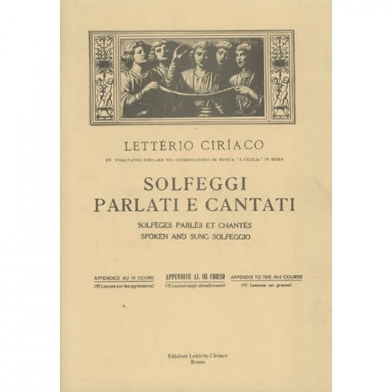 Solfeggi parlati e cantati - Appendice al III corso