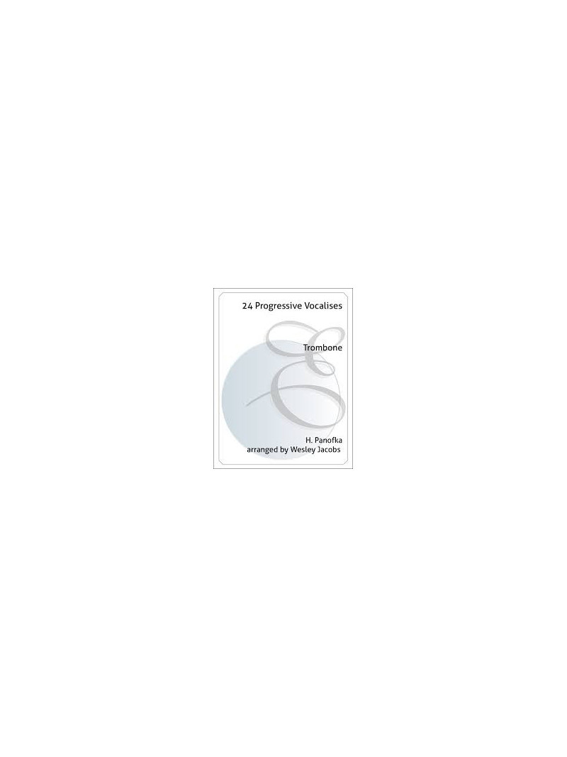 Panofka: 24 Progressive Vocalises for Trombone