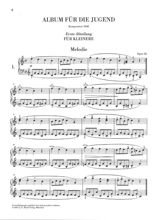 Album Fur Die Jugend Op.68