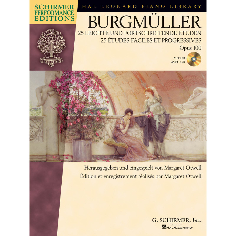 25 Etudes faciles et progressives, Op.100 (book/CD)