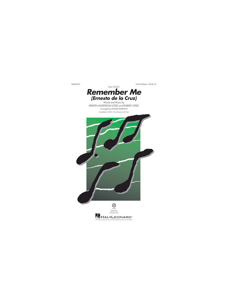 Remember Me from Coco (Choral 3-Part