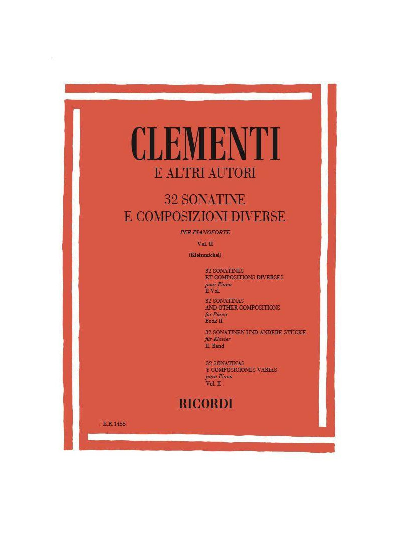 32 Sonatine e composizioni diverse per pianoforte Vol.II