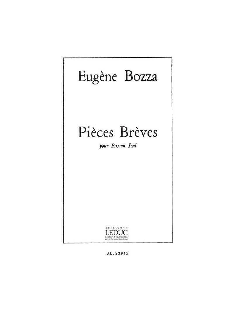 Eugène Bozza - Pièces brèves