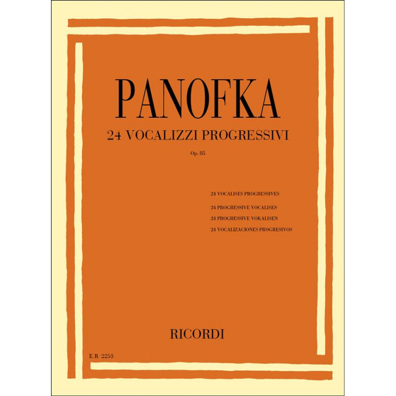 24 vocalizzi progressivi op. 85
