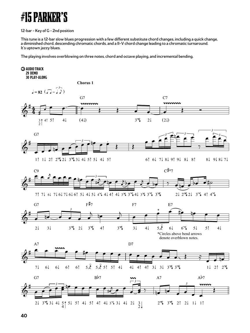 Slow Blues Harmonica (book/Audio Online)