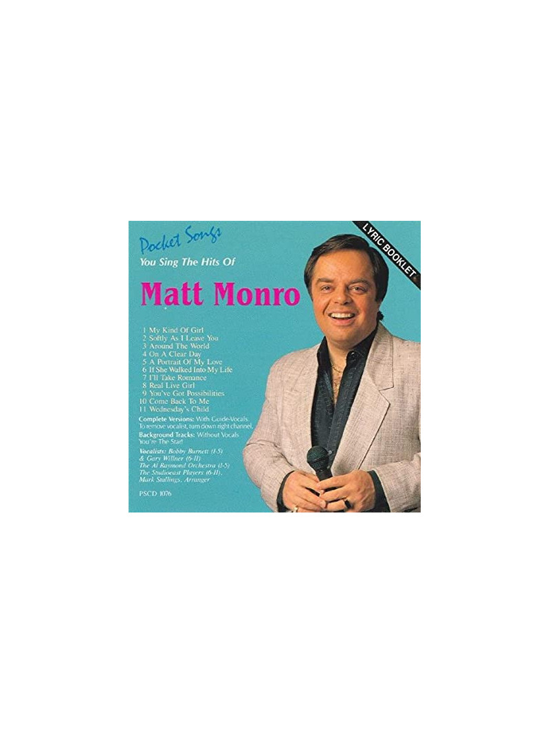 Matt Monro: You Sing the Hits (CD sing-along)