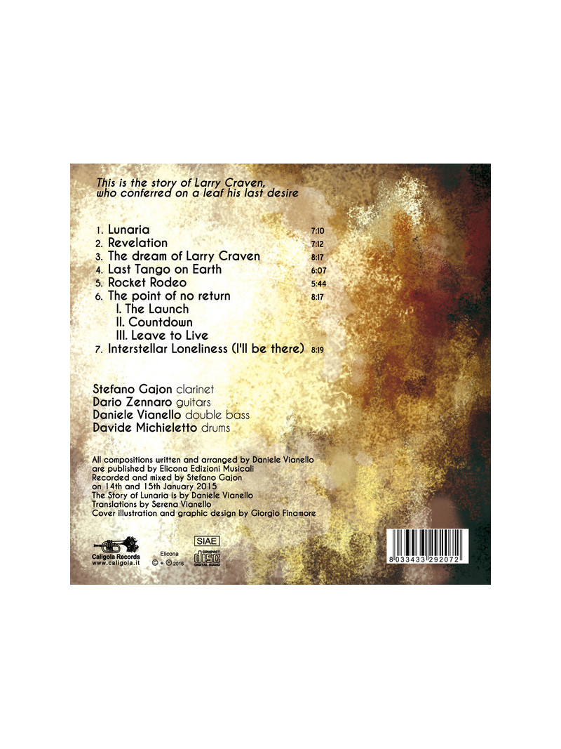 Daniele Vianello ‎– Lunaria (CD)