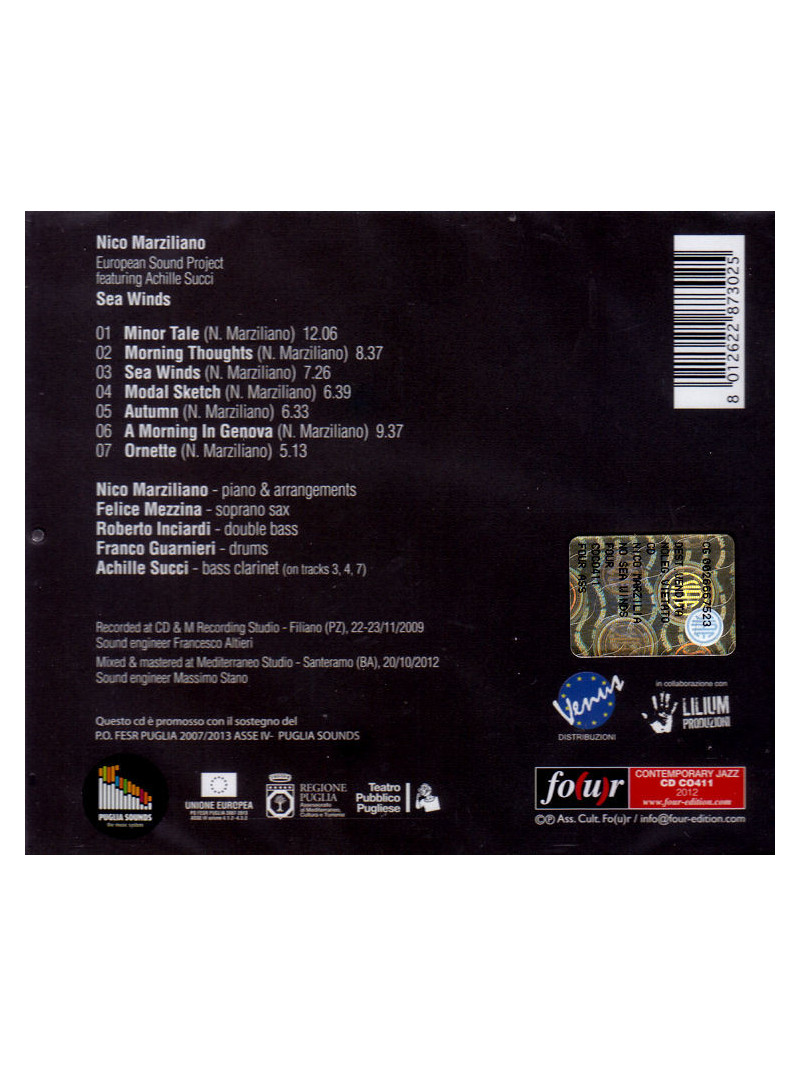 Nico Marziliano - Sea Winds (CD)