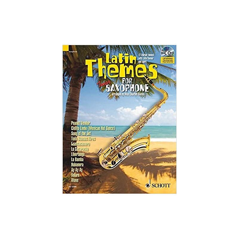 Latin Themes for Tenor Saxophone (book/CD)