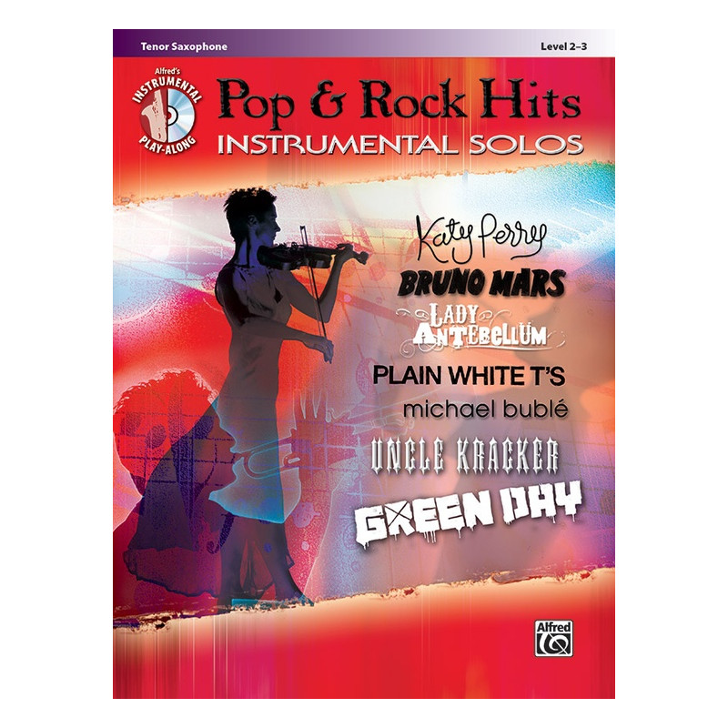 Pop & Rock Hits Instrumental Solos - Tenor Sax (book/CD)