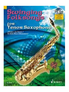 Swinging Folksongs for Tenor Saxophone (book/CD/Midi-File)