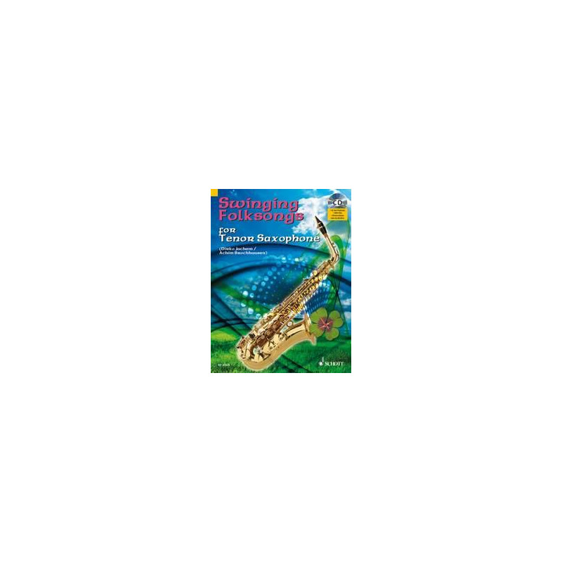 Swinging Folksongs for Tenor Saxophone (book/CD/Midi-File)