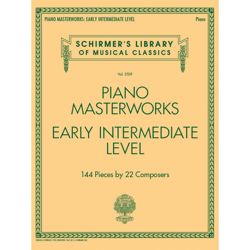Piano Masterworks – Early Intermediate Level