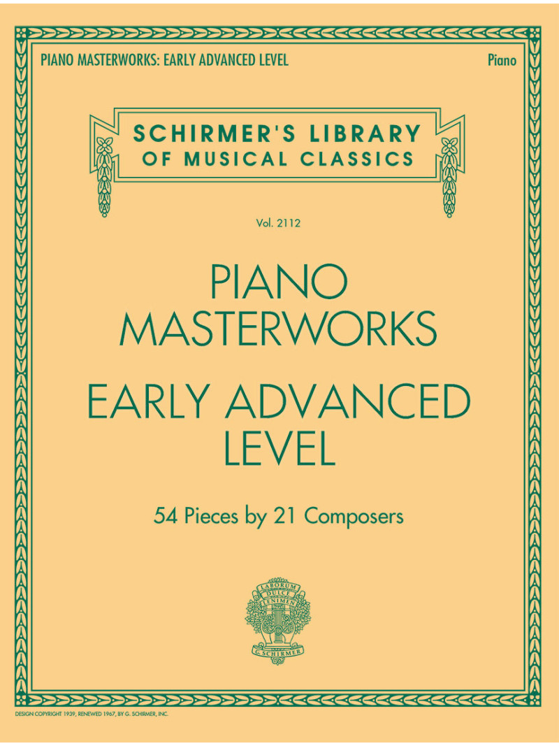 Piano Masterworks - Early Advanced Level