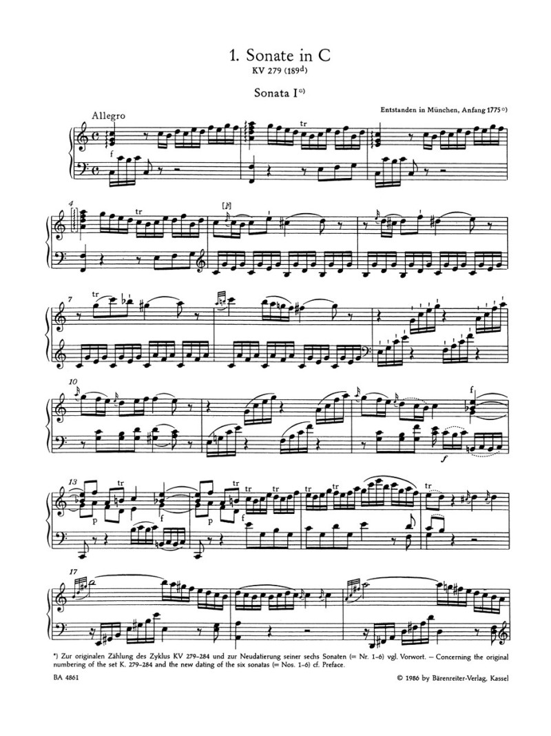 Mozart - Piano Sonatas - Volume I