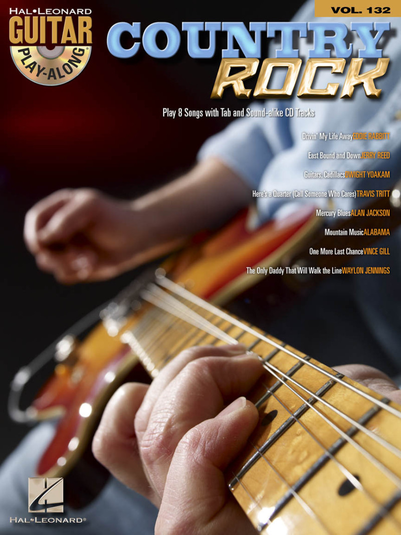 Country Rock: Guitar Play-Along Volume 132 (book/CD)